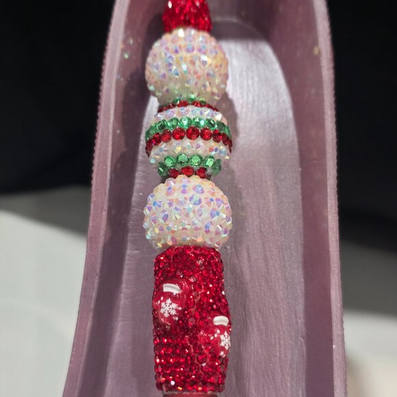 Pick-a-Pretty Holiday Pen by PenGwensPosh - Bling Bling + Ink Refill - Picture 2 of 7